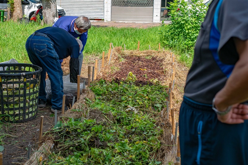 農業廢棄物回收再利用執行示範照片