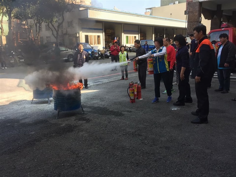 實施區域災害防救與演練執行示範照片