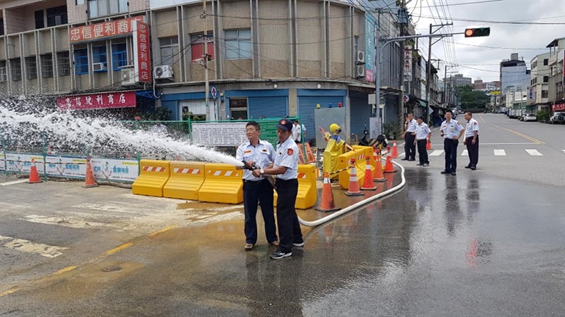 實施區域災害防救與演練執行示範照片