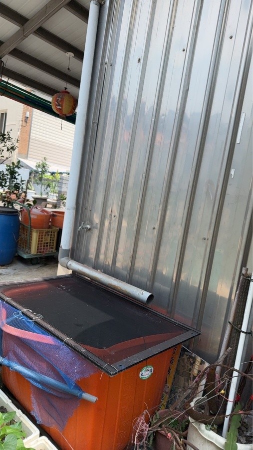 雨撲滿收集屋頂雨水澆灌菜園