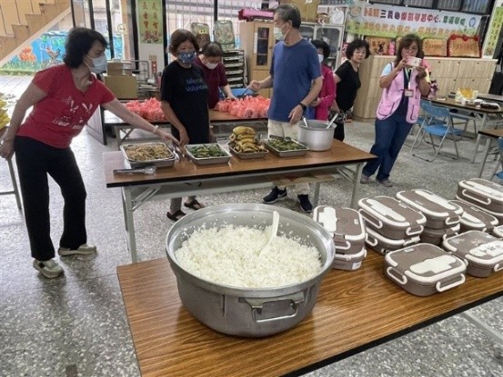 食在地吃當令之共餐提供