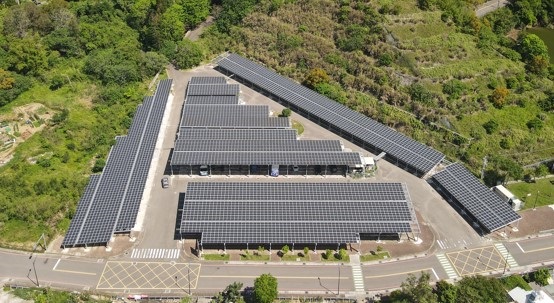 明德水庫停車場設置太陽光電發電系統